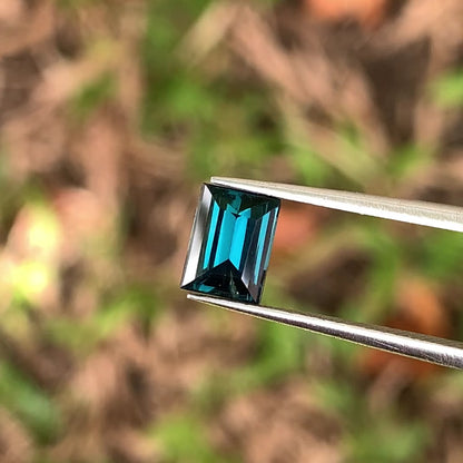 Teal Blue Spinel Baguette 1.08 Ct Loose Gemstone For Contemporary Jewelry 💎✨