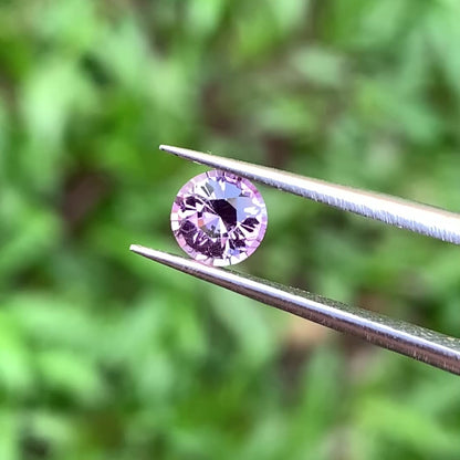 Purple Sapphire 5.2 mm Round 0.71 Ct Heated Only Natural Loose Gemstone For Jewelry Making 💎✨