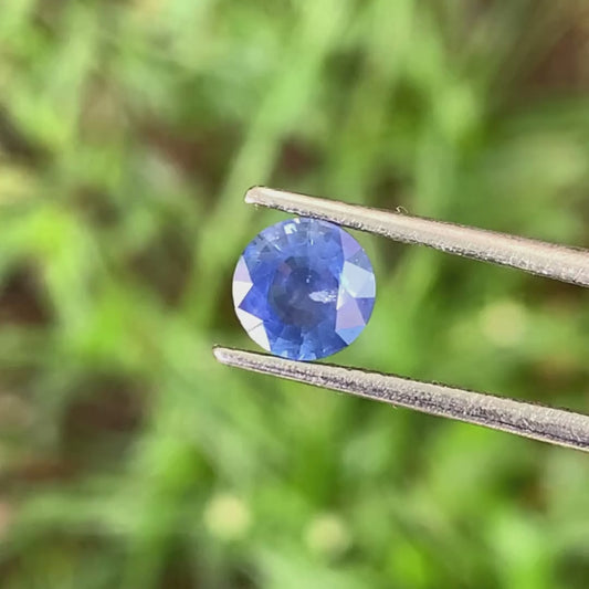 ✨ Blue Sapphire 6.2 mm Round Heated Only 1.03 Ct Natural Loose Gemstone 💎