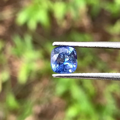 Blue Sapphire Cushion 0.89 Ct Heated Only Natural Loose Gemstone For Jewelry Making