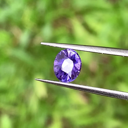 Purple Sapphire Oval 0.97 Ct Heated Only Natural Loose Gemstone For Jewelry Making 💎✨