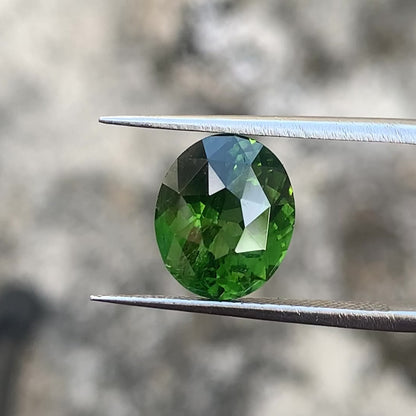 Green Zircon Oval Cut 5 Ct Natural Loose Gemstone For Jewelry Making 💎✨