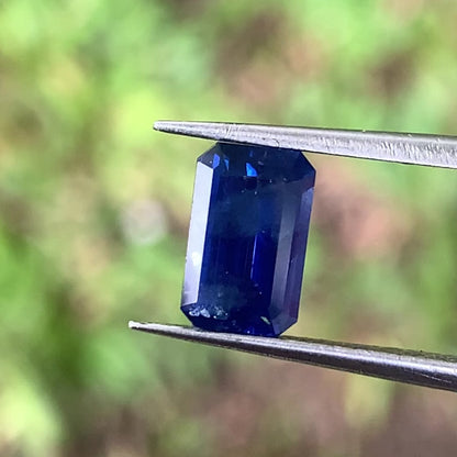 Blue Sapphire Emerald Cut 1.43 Ct Natural Loose Gemstone For Jewelry Making 💎✨