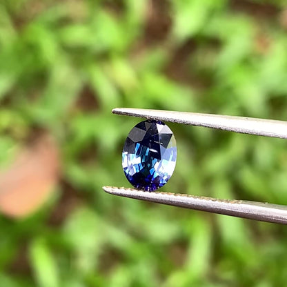 Blue Sapphire Oval 0.91 Ct Natural Loose Gemstone For Jewelry Making