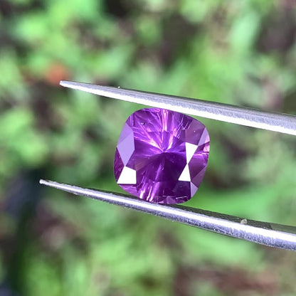 Hazy Purple Spinel Concave Cut / Fantasy Cut Cushion 2.42 Ct Natural Loose Gemstone From Sri Lanka 💎✨