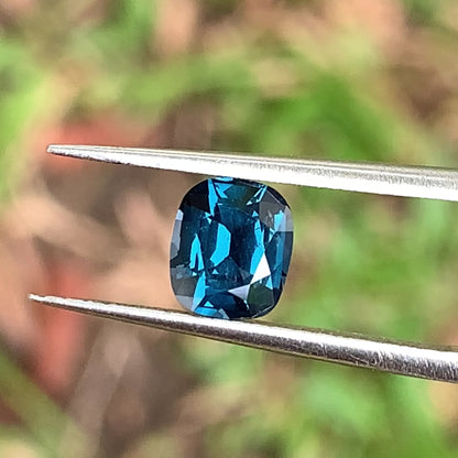Teal Blue Spinel Rectangular Cushion 1.20 Ct Loose Gemstone For Contemporary Jewelry 💎✨