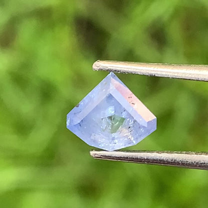 Blue Sapphire Curved Trillion 1.30 Ct Natural Heated Only Loose Gemstone from Sri Lanka