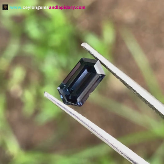 Teal Blue Spinel Elongated Hexagon 1.21 Ct Natural Loose Gemstone from Sri Lanka 💎✨