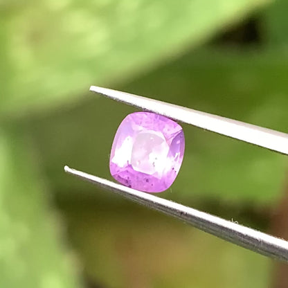 Purple Sapphire Cushion 0.64 Ct Heated Only Natural Loose Gemstone