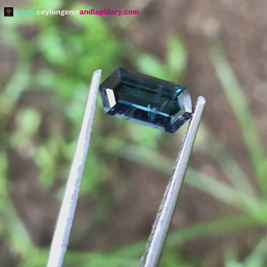 Teal Blue Spinel Elongated Hexagon 1.47 Ct Natural Loose Gemstone from Sri Lanka 💎✨