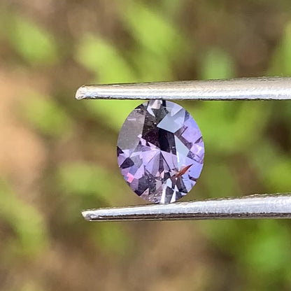 Bi Color Sapphire Purple - Brown Oval Cut 0.75 Ct Natural Heated Only Loose Gemstone from Sri Lanka