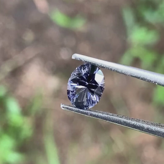 ✨ Purple Spinel - Concave Fantasy Cut Oval, 1 Ct 💎