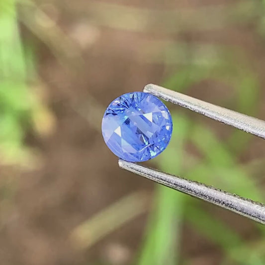 ✨ Blue Sapphire 5.7 mm Round Heated Only 1.14 Ct Natural Loose Gemstone 💎