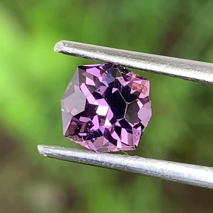 Purple Spinel Octagonal Flower 1.30 Ct Creative Cut Loose Gemstone