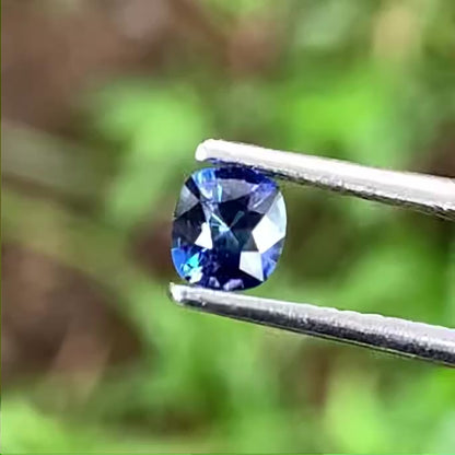Blue Sapphire Rectangular Cushion 0.34 Ct Heated Only Natural Loose Gemstone For Jewelry Making