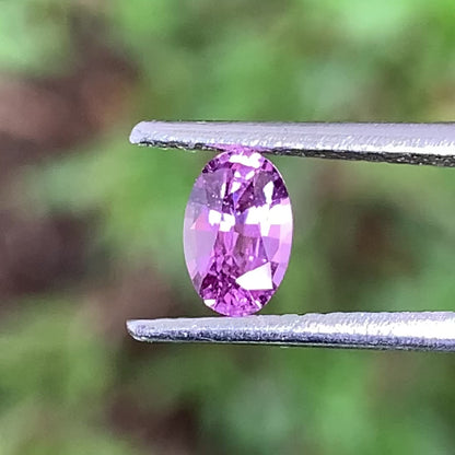 Purple Sapphire Oval Heated Only 0.5 Ct Loose Gemstone For Jewelry Making