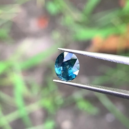 Teal Blue Sapphire Oval 0.98 Ct Natural Loose Gemstone For Jewelry Making 💎✨